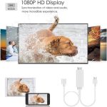Aluminum alloy HDMI Cables Adapter Supports Phone and Android Phones to TV/Projector/Monitor(silvery) - Image 5