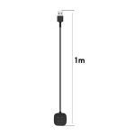 For Fitbit Versa4 Watch Magnetic Charging Cable Length: 1m(Black) - Image 5