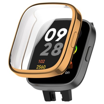 Για το Redmi Watch 3 Lite TPU  προστατευτική θήκη ρολογιού (ροζ / χρυσό)