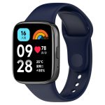 For Redmi Watch 3 Lite Sports Solid Color Silicone Replacement Watch Band(Blue)