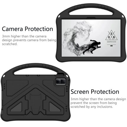 For Xiaomi Redmi Pad SE 11 EVA Shockproof Tablet Case with Holder(Black)