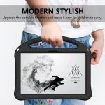 For Xiaomi Redmi Pad SE 11 EVA Shockproof Tablet Case with Holder(Black) - Image 3