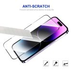 For iPhone 15 Pro Max ENKAY Full Glue High Aluminum-silicon Tempered Glass Film - Image 4