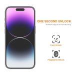 For iPhone 15 Pro Max ENKAY 0.26mm 9H 2.5D High Aluminum-silicon Tempered Glass Film - Image 4
