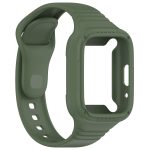 For Redmi Watch 3 Active Integrated Fully Enclosed Silicone Watch Band(Dark Green) - Image 2