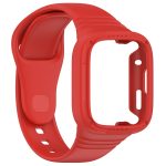 For Redmi Watch 3 Integrated Fully Enclosed Silicone Watch Band(Red) - Image 2