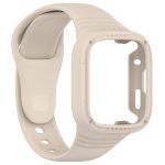 For Redmi Watch 3 Integrated Fully Enclosed Silicone Watch Band(Ivory White) - Image 2