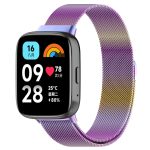 For Redmi Watch 3 Lite Milan Magnetic Steel Mesh Watch Band(Colorful)