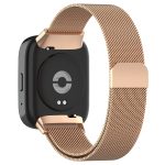 For Redmi Watch 3 Active Milan Magnetic Steel Mesh Watch Band(Rose Gold) - Image 2