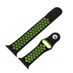 Για Apple Watch Series 7 41mm / 6 & SE & 5 & 4 40mm / 3 & 2 & 1 38mm μοντέρνο κλασικό λουράκι σιλικόνης (Μαύρο πράσινο) - Image 2