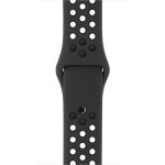Για Apple Watch Series 9&8&7 41mm / SE 3&SE 2&6&SE&5&4 40mm / 3&2&1 38mm μοντέρνο κλασικό λουράκι σιλικόνης (Μαύρο) - Image 3