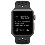 Για Apple Watch Series 9&8&7 41mm / SE 3&SE 2&6&SE&5&4 40mm / 3&2&1 38mm μοντέρνο κλασικό λουράκι σιλικόνης (Μαύρο) - Image 7