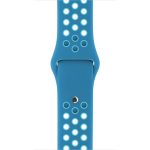 Για Apple Watch Series 7 41mm / 6 & SE & 5 & 4 40mm / 3 & 2 & 1 38mm μοντέρνο κλασικό λουράκι  σιλικόνης (Μπλε) - Image 3