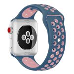 Για Apple Watch Series 7 41mm / 6 & SE & 5 & 4 40mm / 3 & 2 & 1 38mm μοντέρνο  κλασικό λουράκι  σιλικόνης (Μπλε πούδρα) - Image 7