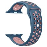 Για Apple Watch Series 7 41mm / 6 & SE & 5 & 4 40mm / 3 & 2 & 1 38mm μοντέρνο  κλασικό λουράκι  σιλικόνης (Μπλε πούδρα) - Image 4