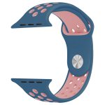 Για Apple Watch Series 7 41mm / 6 & SE & 5 & 4 40mm / 3 & 2 & 1 38mm μοντέρνο  κλασικό λουράκι  σιλικόνης (Μπλε πούδρα) - Image 5
