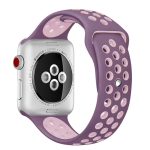 Για Apple Watch Series 7 41mm / 6 & SE & 5 & 4 40mm / 3 & 2 & 1 38mm μοντέρνο κλασικό λουράκι  σιλικόνης (Purple Powder) - Image 7