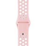 Για Apple Watch Series 7 41mm / 6 & SE & 5 & 4 40mm / 3 & 2 & 1 38mm μοντέρνο κλασικό λουράκι σιλικόνης (ροζ λευκό) - Image 3