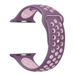 Για Apple Watch Series 7 41mm / 6 & SE & 5 & 4 40mm / 3 & 2 & 1 38mm μοντέρνο κλασικό λουράκι  σιλικόνης (Purple Powder) - Image 4