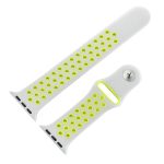 Για Apple Watch Series 7 41mm / 6 & SE & 5 & 4 40mm / 3 & 2 & 1 38mm μοντέρνο κλασικό λουράκι  σιλικόνης (Γκρι κίτρινο) - Image 5
