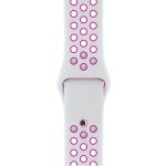 Για Apple Watch Series 7 41mm / 6 & SE & 5 & 4 40mm / 3 & 2 & 1 38mm μοντέρνο κλασικό λουράκι σιλικόνης (Λευκό μωβ) - Image 5