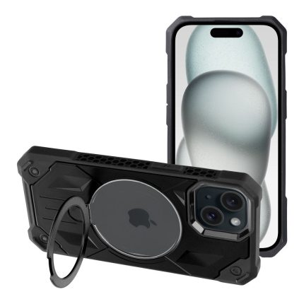 Armor Mag Cover συμβατό με MagSafe για IPHONE 15 μαύρο