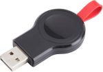 For Apple Watch Series 2W USB Port Portable Magnetic Charger (Black)