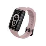 Για Huawei Band 6 λουράκι σιλικόνης (Ροζ Γκρι)