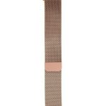 Λουράκι Milanese Loop για Apple Watch 42mm / 44mm / 45 mm – Ροζ / Χρυσό