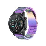 For Honor Watch GS 3i 22mm με μεταλλικό λουράκι από ανοξείδωτο ατσάλι με τρεις χάντρες (πολύχρωμο)