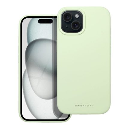 Θήκη Roar Cloud-Skin - για iPhone 15 Ανοιχτό πράσινο