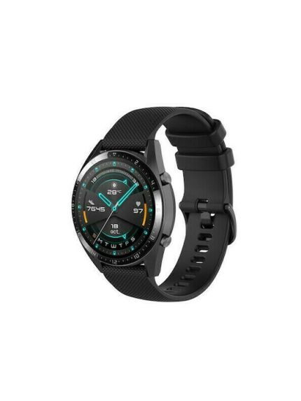 Silicone Λουράκι Dot Texture Galaxy Watch4 /watch5 / Active / Active 2 - Black