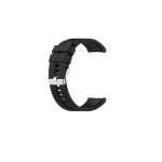 Λουράκι Σιλικόνης 20mm Μαύρο (Galaxy Watch4 / Watch5 / Watch5 ProAmazfit BipHuawei Watch GT2 (42mm))