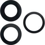 Τζαμάκι Κάμερας Μαύρο για iPhone 13 Pro (Full Set)