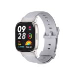 Για Xiaomi Redmi Watch 3 Mijobs Honeycomb Texture TPU Watch Band (Grey Silver)