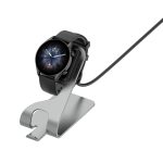 Για Amazfit GTR4 / GTR4 Pro Περιστρεφόμενη μεταλλική βάση φορτιστή έξυπνου ρολογιού (Γκρι) - Image 3