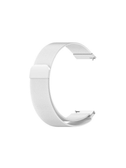 Για Huawei Watch GT 3 46mm/GT Runner 22mm Milan Metal Watch Band (Ασημί)