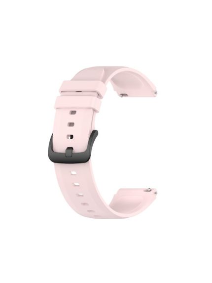 Για Xiaomi Watch S1  22mm, γυαλιστερο λουράκι σιλικόνης (ανοιχτό ροζ)