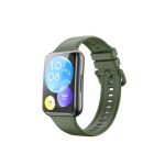 Για Huawei Watch Fit 2 Solid Color Silicone Watch Band (Πράσινο)