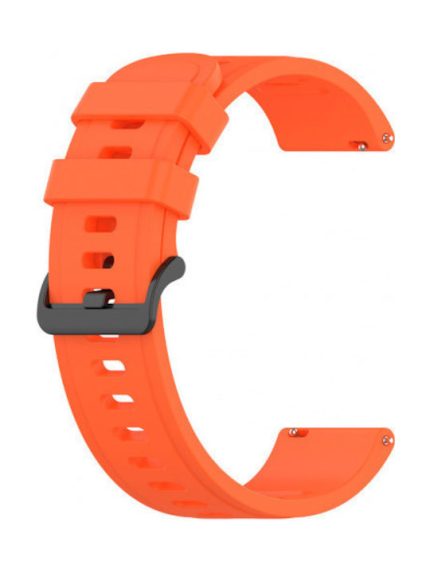 Sport Black Buckle Λουράκι Σιλικόνης Πορτοκαλί (Huawei Watch GT2 (42mm))