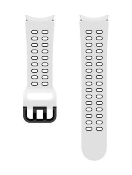 Samsung Extreme Sports Band S/M Λουράκι Σιλικόνης Λευκό (Galaxy Watch4 / Watch4 Classic)