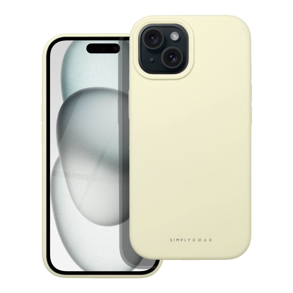 12f631936b8e8b8ffa960125d232189e Θήκη Roar Cloud-Skin - για iPhone 15 Ανοιχτό κίτρινο - Image 1
