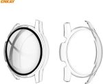 Για Huawei Watch GT 2 46mm ENKAY Hat-Prince ENK-AC8202 Θήκη για υπολογιστή με πλήρη κάλυψη + 9H Προστατευτικό από σκληρυμένο γυαλί (Διαφανές)