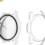 Για Huawei Watch GT 2 46mm ENKAY Hat-Prince ENK-AC8202 Θήκη για υπολογιστή με πλήρη κάλυψη + 9H Προστατευτικό από σκληρυμένο γυαλί (Διαφανές)
