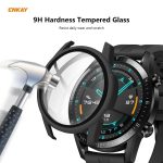 Για Huawei Watch GT 2 46mm ENKAY Hat-Prince ENK-AC8202 Θήκη για υπολογιστή με πλήρη κάλυψη + 9H Προστατευτικό από σκληρυμένο γυαλί (Διαφανές) - Image 2
