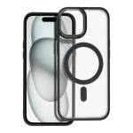 Matte Mag Cover συμβατό με MagSafe για IPHONE 15 μαύρο - Image 3