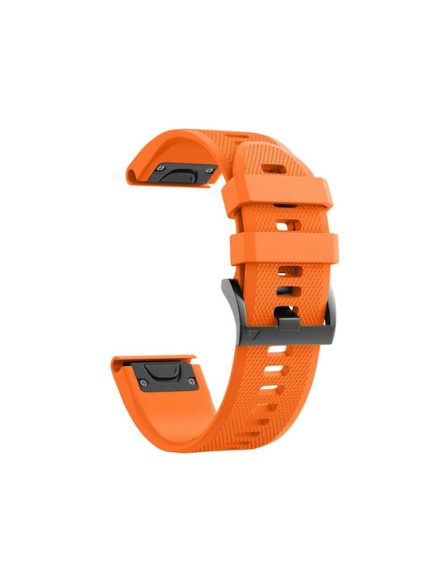 Για Garmin Fenix ​​7s 20mm Silicone Watch Band (Πορτοκαλί)