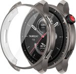 Για Amazfit GTR 4 ENKAY  ηλεκτρολυτική θήκη TPU με φιλμ οθόνης (Γκρι)