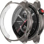 Για Amazfit GTR 4 ENKAY  ηλεκτρολυτική θήκη TPU με φιλμ οθόνης (Γκρι)