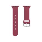 Silicone Solid Color Watch Band For Apple Watch Series 7 41mm ΜΠΟΡΝΤΟ